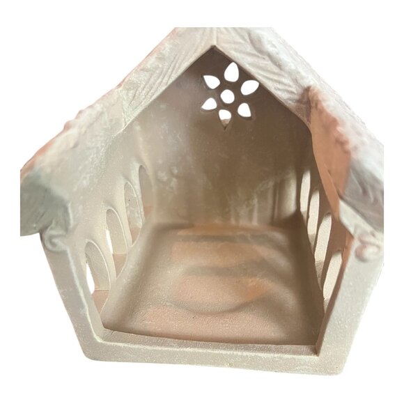 Porcelain Church Candle Holder 8" Tall Decorative Accent By Homemakers Idea Co. - Picture 6 of 10